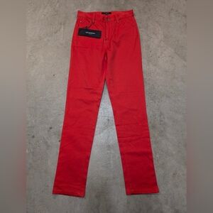 NWT Ilse Jacobson Pants Women's 28 Red